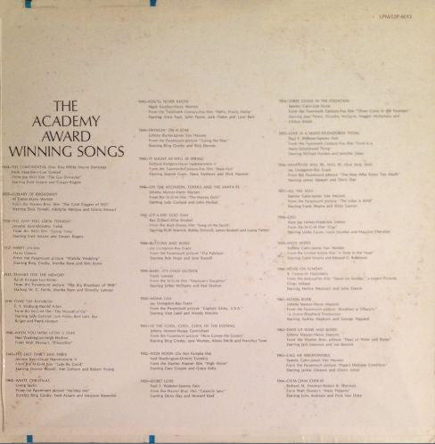 Henry Mancini, His Orchestra And Chorus* : Henry Mancini Presents The Academy Award Songs (2xLP, Album, Hol)