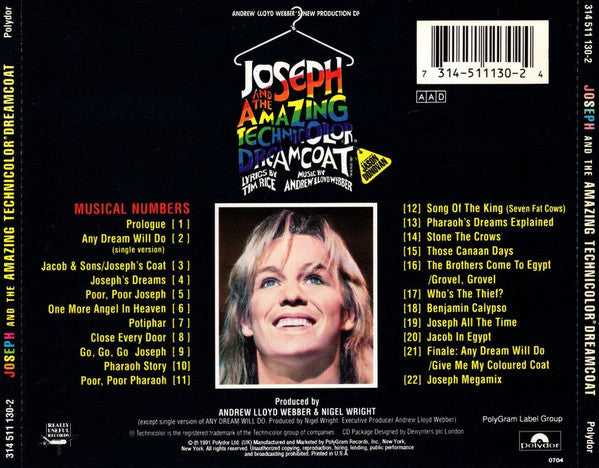 Andrew Lloyd Webber, Tim Rice Starring Jason Donovan : Andrew Lloyd Webber's New Production Of: Joseph And The Amazing Technicolor Dreamcoat (CD, Album)