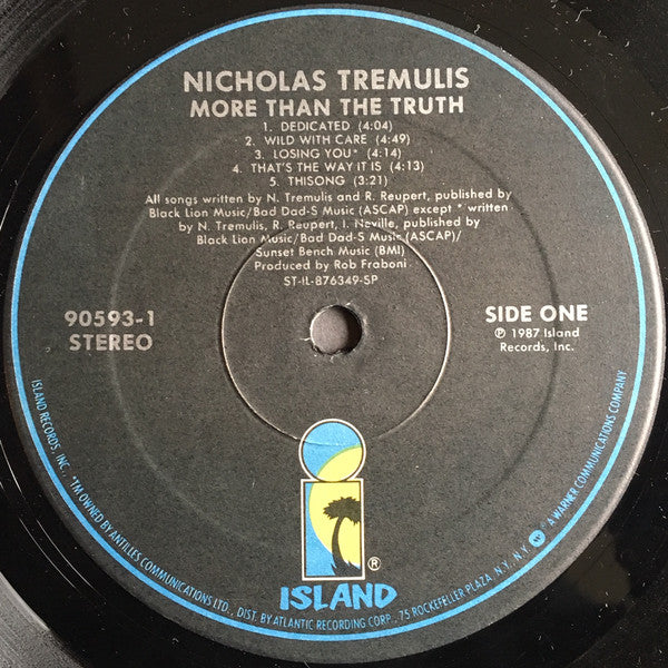 Nicholas Tremulis : More Than The Truth (LP, Album)