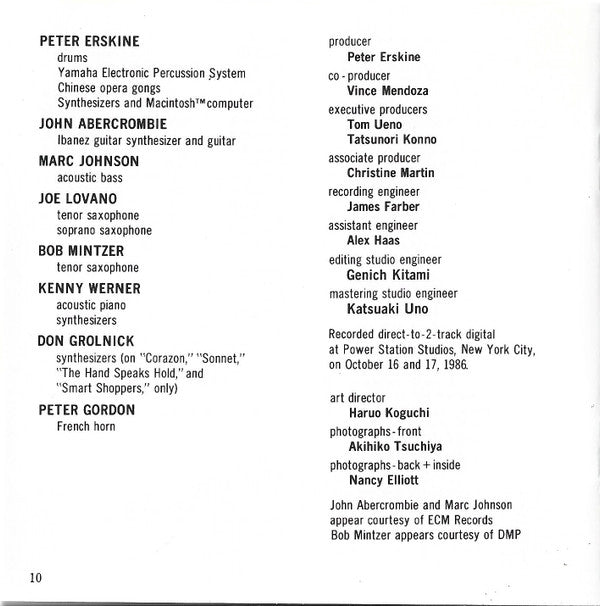 Peter Erskine = ピーター・アースキン* : Transition = トランジション (CD, Album)