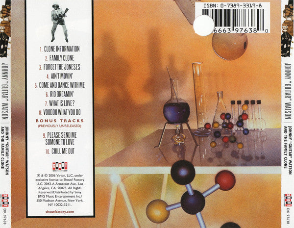 Johnny Guitar Watson : Johnny "Guitar" Watson And The Family Clone (CD, Album, RE, RM)