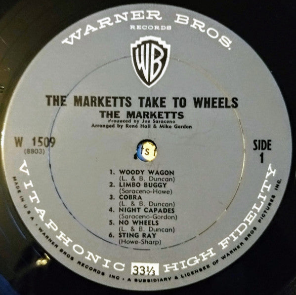 The Marketts : The Marketts Take To Wheels (LP, Album, Mono)