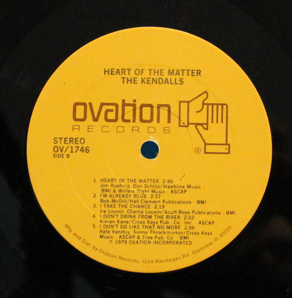 The Kendalls : Heart Of The Matter (LP, Album)