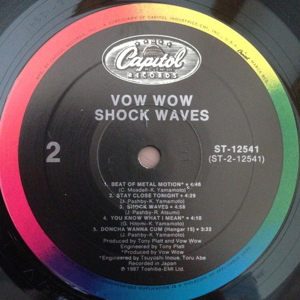 Vow Wow : Shock Waves (LP, Album, Comp)