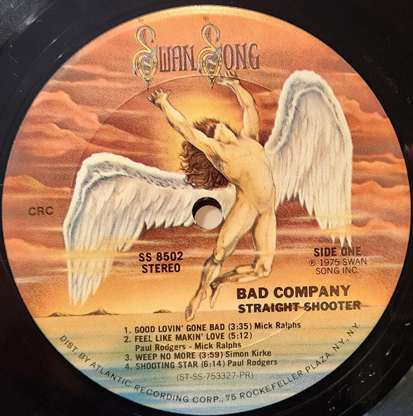 Bad Company (3) : Straight Shooter (LP, Album, Club, Ter)