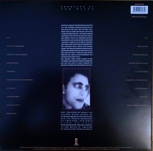 Tom Waits : Franks Wild Years (LP, Album, RE, RM, 180)