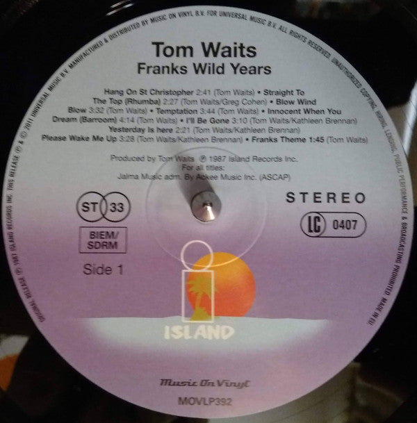Tom Waits : Franks Wild Years (LP, Album, RE, RM, 180)