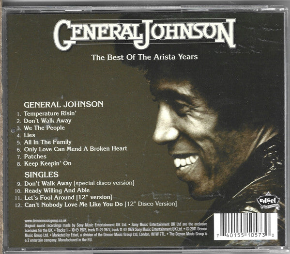 General Johnson : The Best Of The Arista Years (CD, Comp)