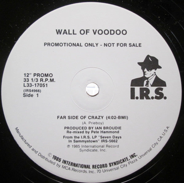 Wall Of Voodoo : Far Side Of Crazy (12", Single, Promo)