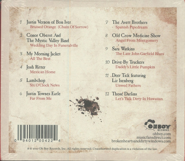 Various : Broken Hearts & Dirty Windows (Songs Of John Prine) (CD, Comp)