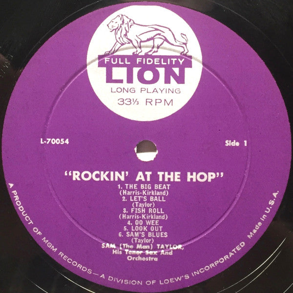 Sam "The Man" Taylor* : Rockin At The Hop (LP, Album)