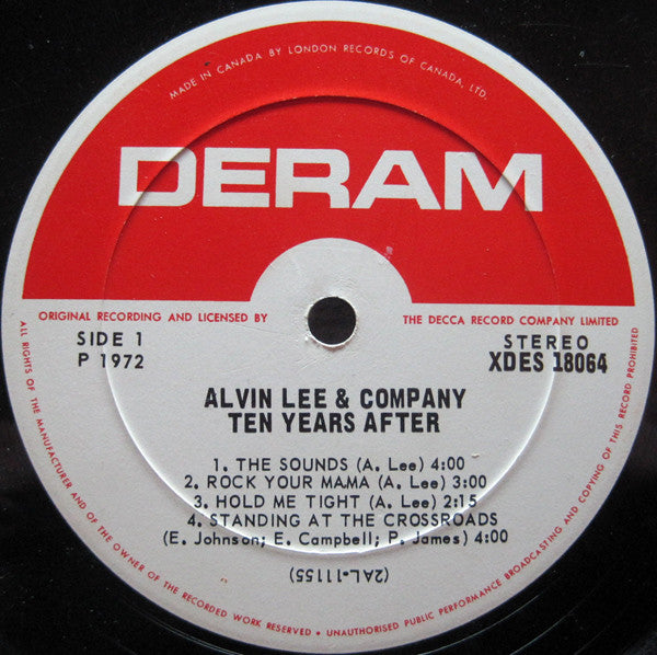 Ten Years After : Alvin Lee & Company (LP, Album)