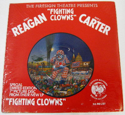 The Firesign Theatre : Fighting Clowns (7", Ltd, Pic, S/Edition)