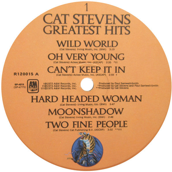 Cat Stevens : Greatest Hits (LP, Comp, Club, Ind)