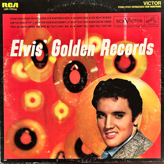 Elvis Presley : Elvis' Golden Records (LP, Comp, RE, PRC)