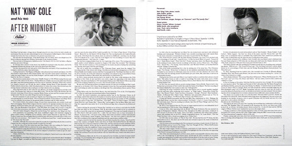 Nat 'King' Cole And His Trio* : After Midnight - Complete Session (2xLP, Mono, RE, RM, Pur)
