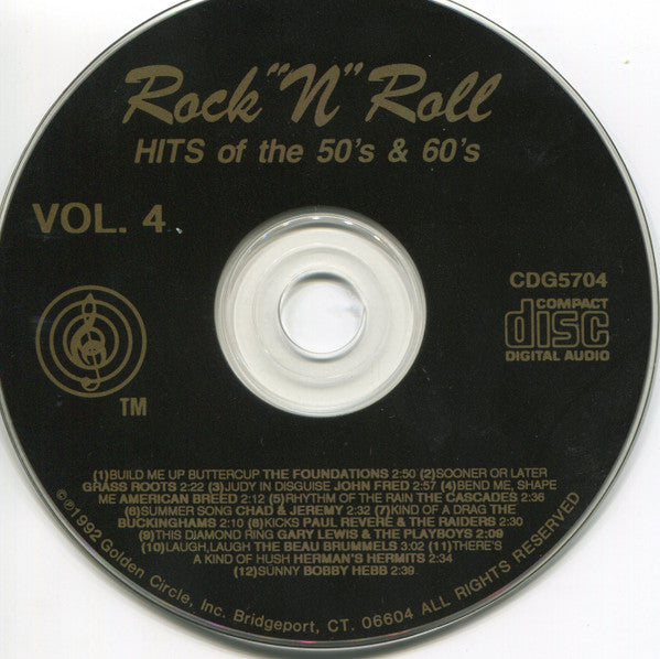 Various : Rock 'N' Roll: Hits Of The 50's And 60's Vol. 4 (CD, Comp)