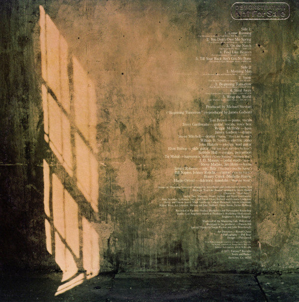 Toni Brown & Terry Garthwaite : The Joy (LP, Album, Ter)