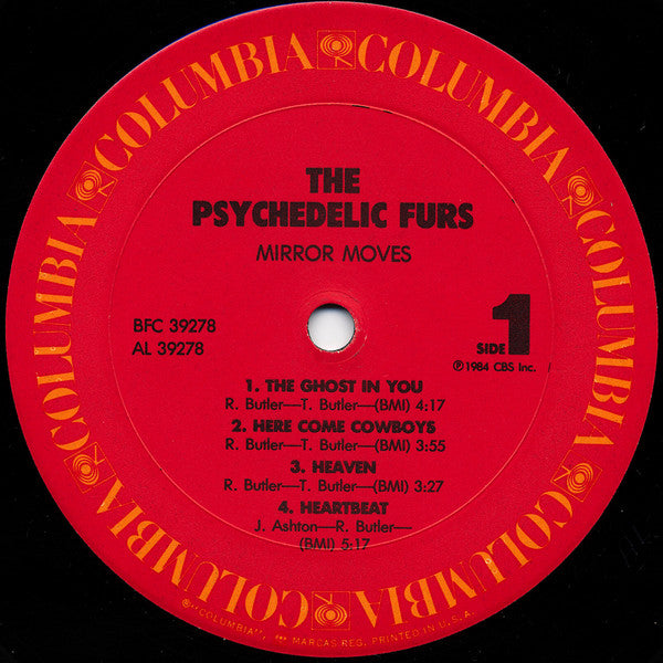The Psychedelic Furs : Mirror Moves (LP, Album, Pit)