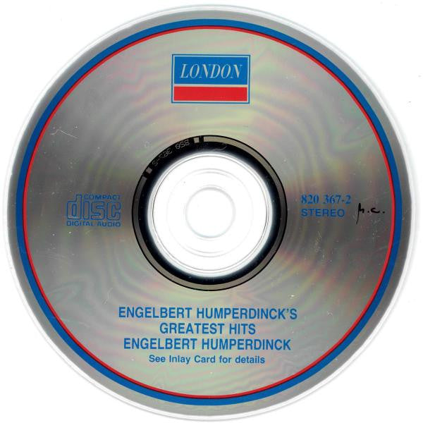 Engelbert Humperdinck : Engelbert Humperdinck's Greatest Hits (CD, Comp)