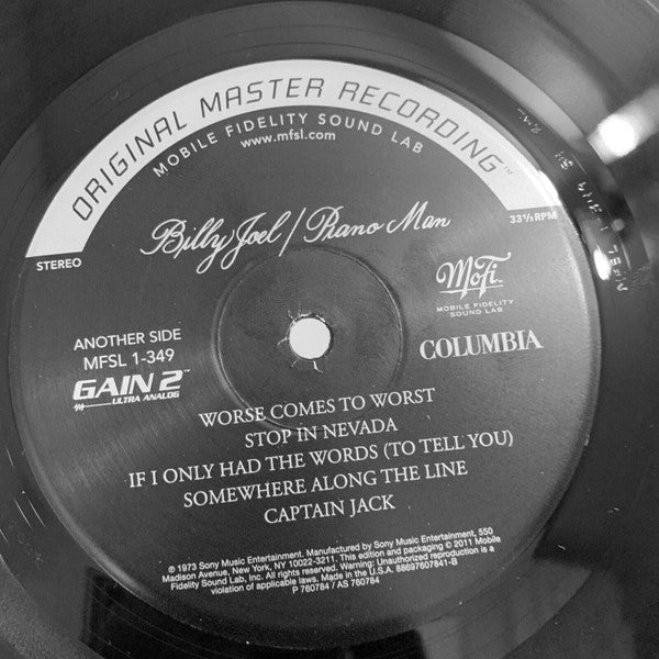 Billy Joel : Piano Man (LP, Album, Ltd, Num, RE, RM)