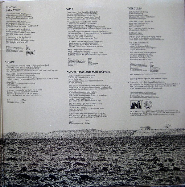 Elton John : Honky Château (LP, Album, Pin)