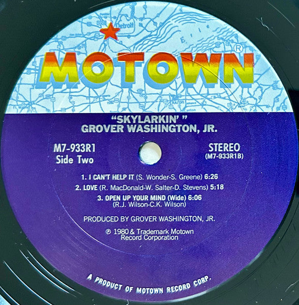 Grover Washington, Jr. : Skylarkin' (LP, Album, Club, CRC)