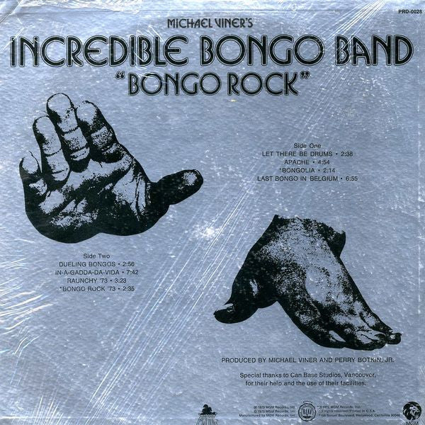 Michael Viner's Incredible Bongo Band* : Bongo Rock (LP, Album)