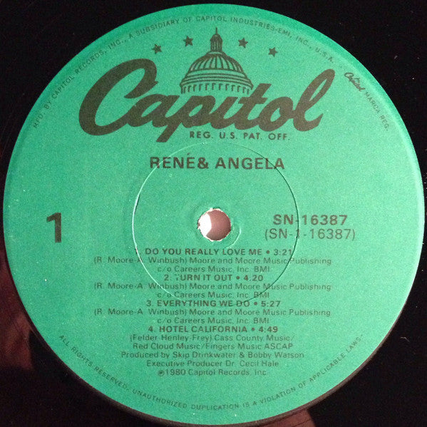 René & Angela : René & Angela (LP, Album, RE, Jac)