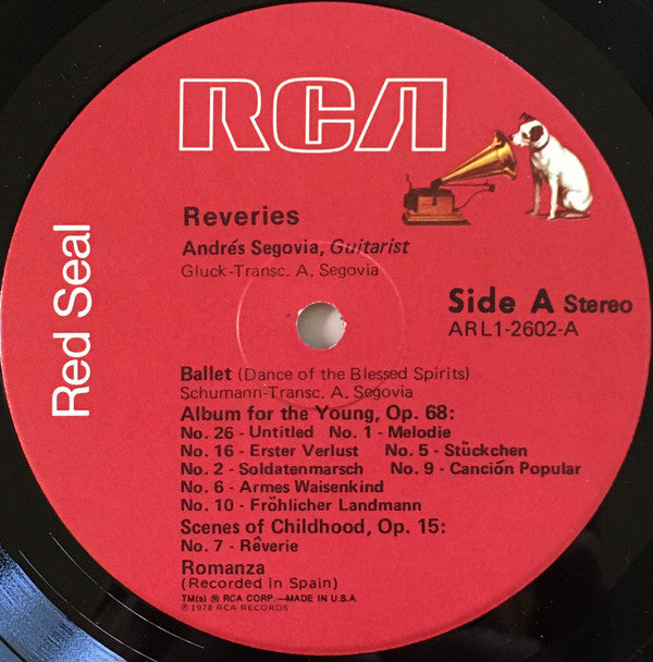 Segovia* : Reveries (LP, Album)