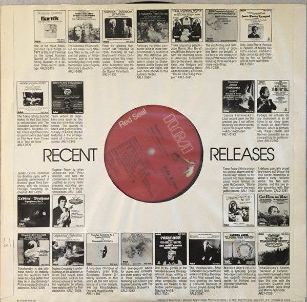 Segovia* : Reveries (LP, Album)