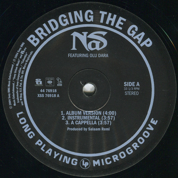 Nas : Bridging The Gap (12", Single)