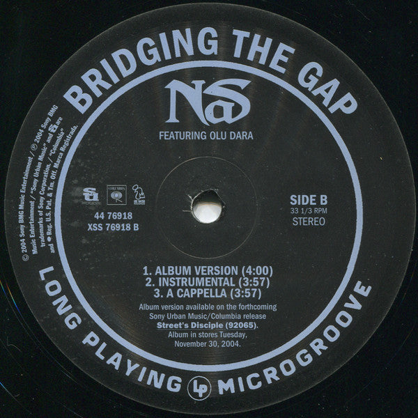 Nas : Bridging The Gap (12", Single)