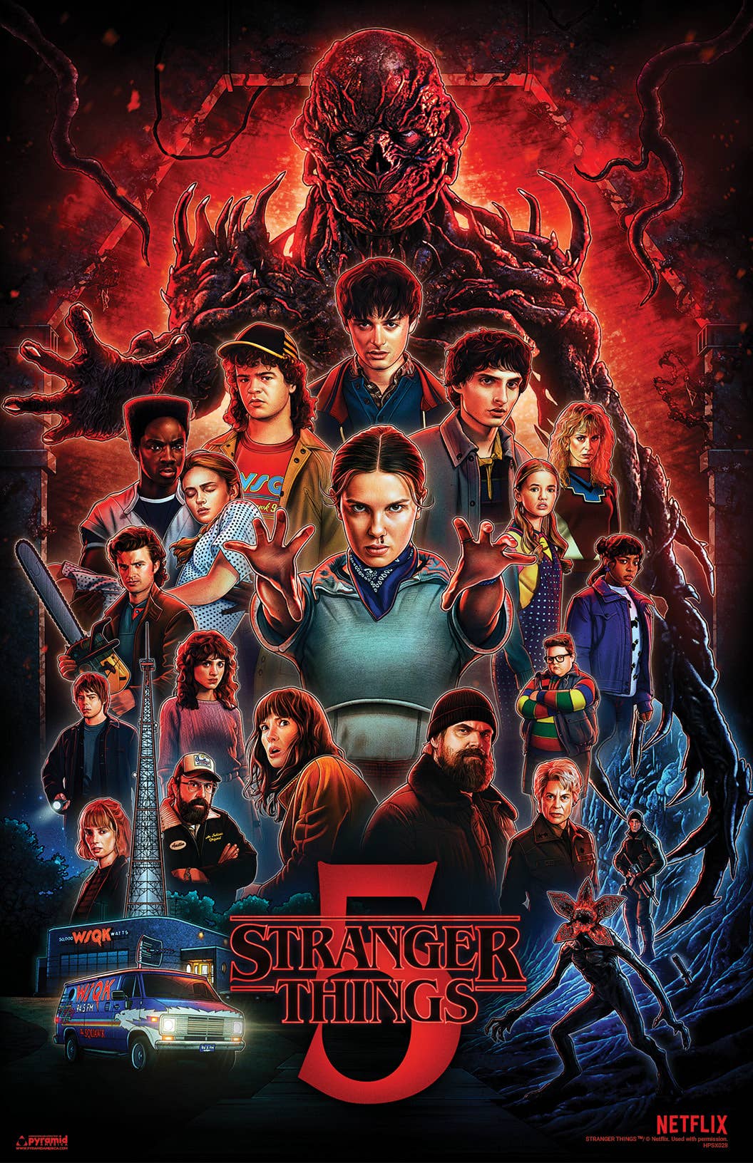 Stranger Things 5 11" x 17" Poster