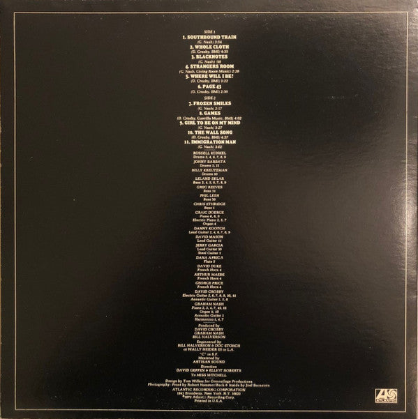 Graham Nash / David Crosby* : Graham Nash / David Crosby (LP, Album, Tri)