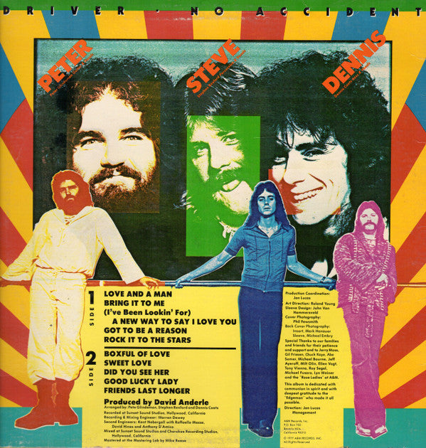 Driver (8) : No Accident (LP, Album, Ter)