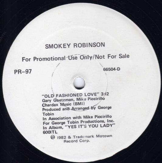 Smokey Robinson / Rick James : Old Fashioned Love / Dance Wit Me (12", Promo)