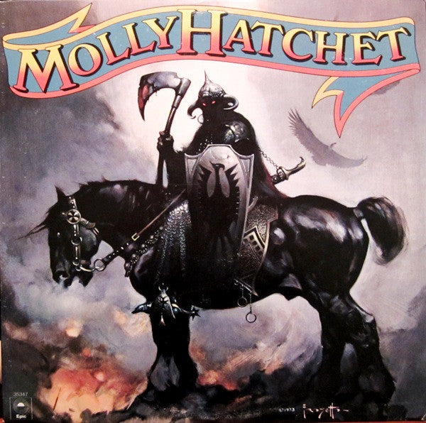Molly Hatchet : Molly Hatchet (LP, Album, RE, Pit)