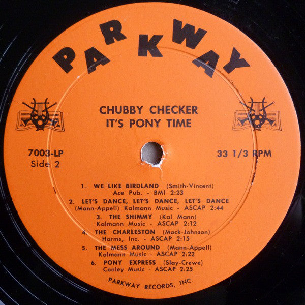 Chubby Checker : It's Pony Time (LP, Album, Mono)
