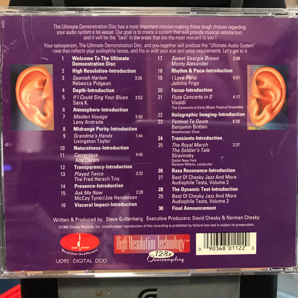 Various : The Ultimate Demonstration Disc (The Chesky Guide To Critical Listening) (CD, Comp)