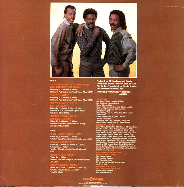 Ray, Goodman & Brown : All About Love, Who's Gonna Make The First Move? (LP, Album)