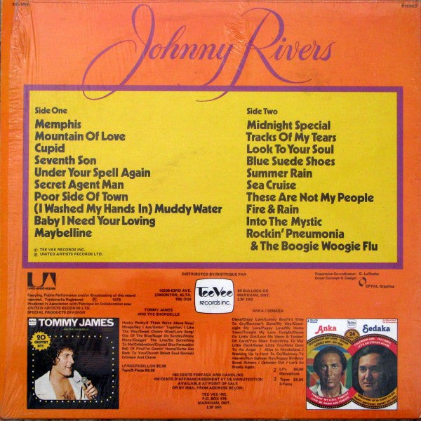 Johnny Rivers : 20 Greatest Hits (LP, Comp)