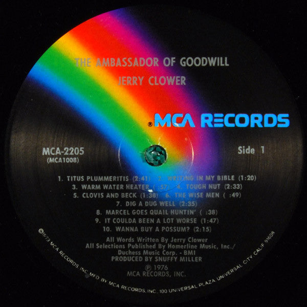 Jerry Clower : The Ambassador Of Goodwill (LP, Album, Pin)