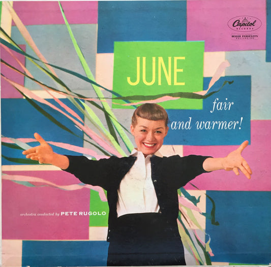 June Christy : Fair And Warmer! (LP, Album, Mono, Scr)