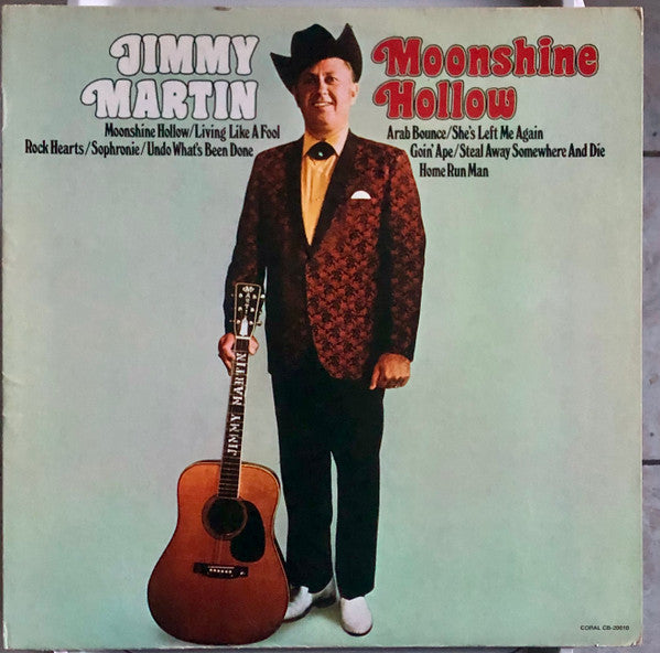 Jimmy Martin : Moonshine Hollow (LP, Glo)