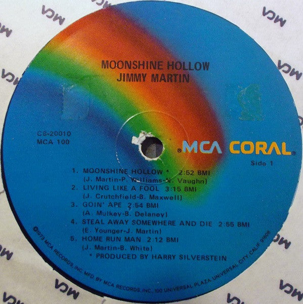 Jimmy Martin : Moonshine Hollow (LP, Glo)
