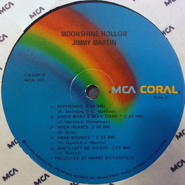 Jimmy Martin : Moonshine Hollow (LP, Glo)