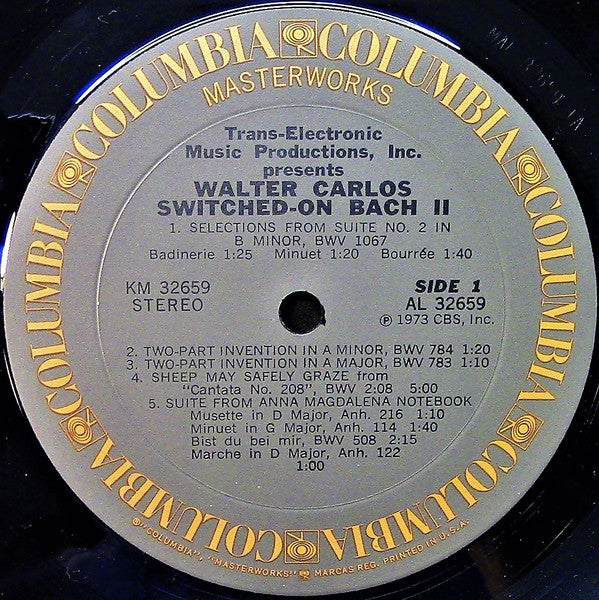 Walter Carlos, Bach* : Switched-On Bach II (LP, Album)
