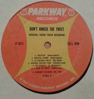 Chubby Checker Also Featuring The Dovells / The Carroll Brothers* / Dee Dee Sharp : Don't Knock The Twist - Original Soundtrack Recording (LP, Mono)