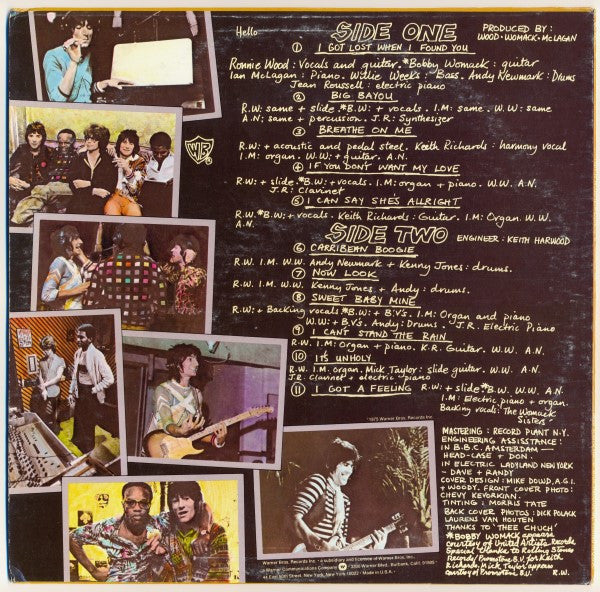 Ronnie Wood* : Now Look (LP, Album, Ter)
